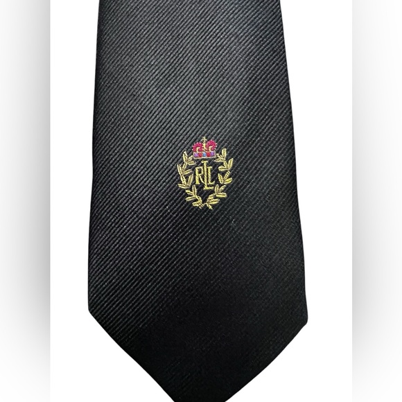 NWT Ralph Lauren Boys Solid Crest Tie! - Picture 2 of 7